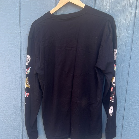 Monmoncats NWOT Butterfly Cats graphic down both long sleeves 100% cotton size L - Picture 5 of 8